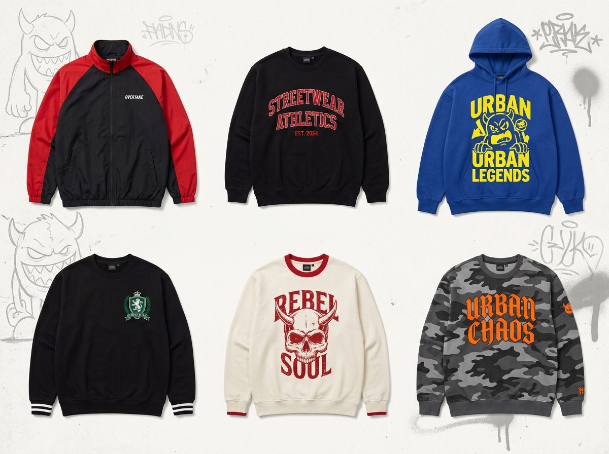 Broken Habits Drop Colección de Hoodies y Poleras Streetwear Overtake